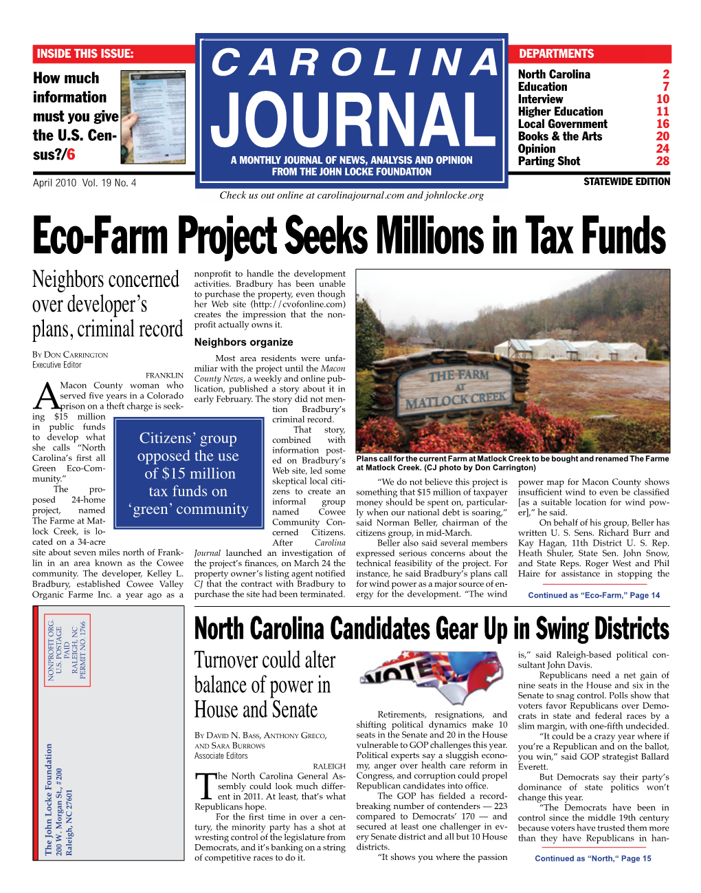Eco-Farm Project Seeks Millions in Tax Funds Nonprofit to Handle the Development Activities