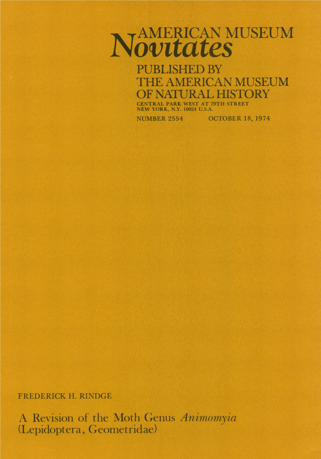 THE Amerlican MUSEUM