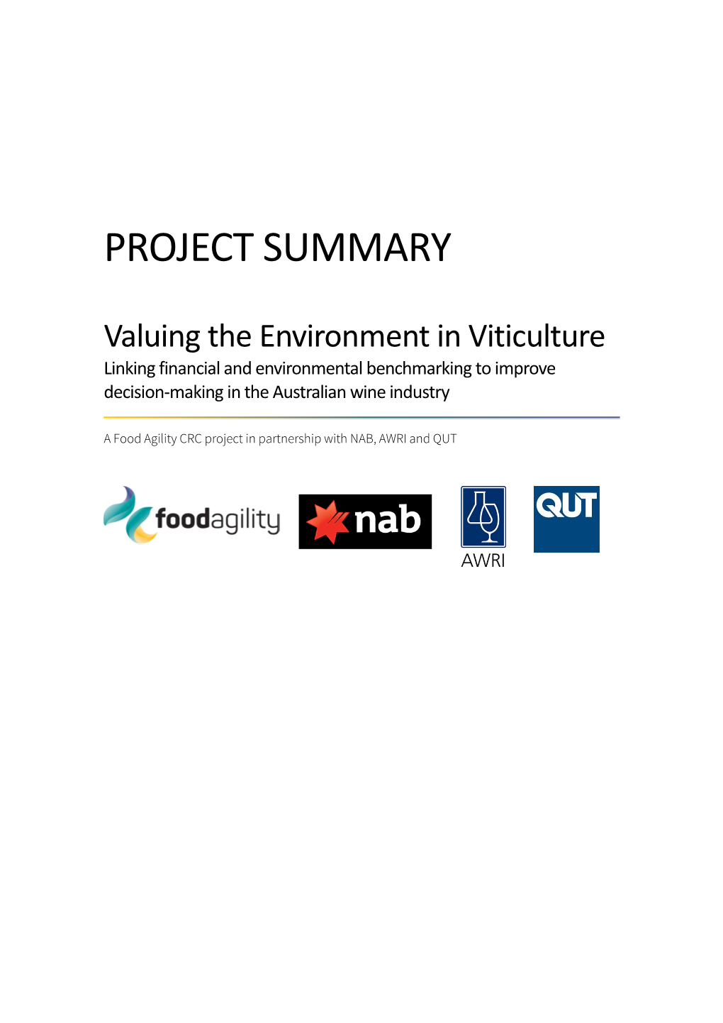 Project Summary