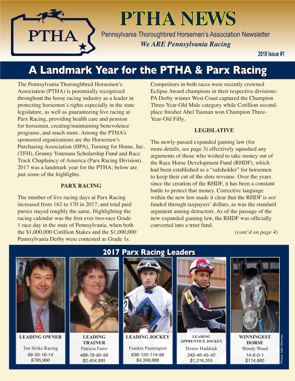 PTHA News 2018