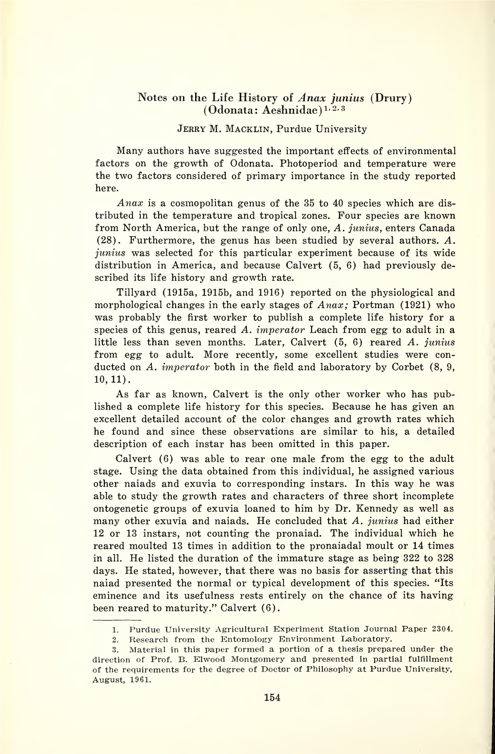 Proceedings of the Indiana Academy of Science