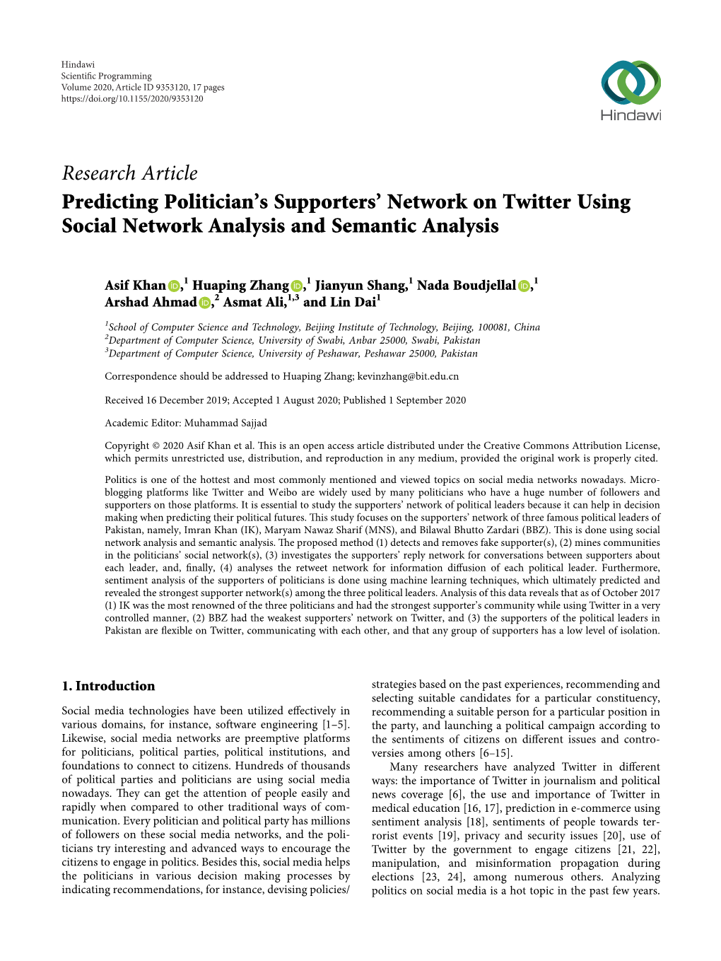 Predicting Politician's Supporters' Network on Twitter Using Social