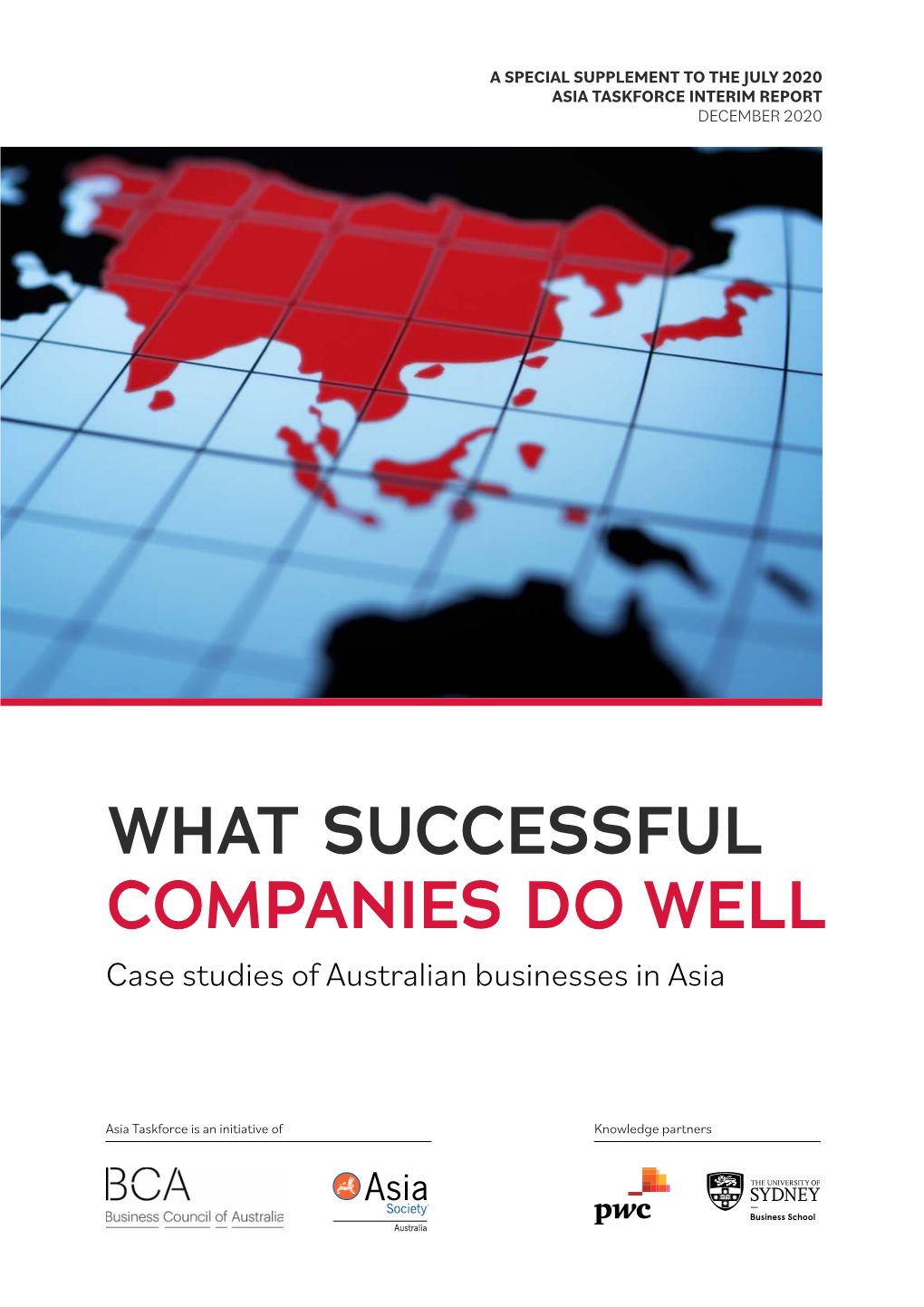 'What Successful Companies Do Well: Case Studies of Australian