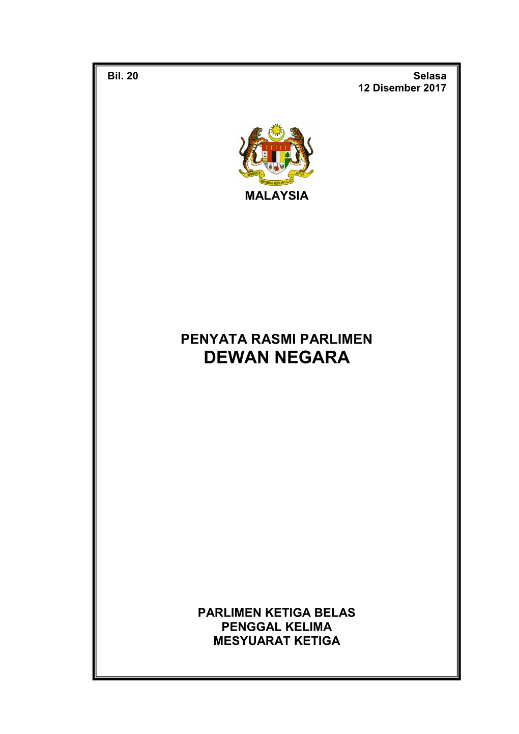 Dewan Negara