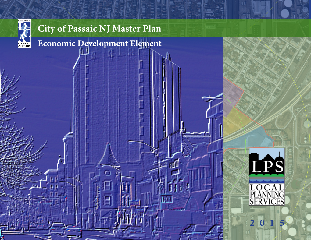 City of Passaic NJ Master Plan Economic Development Element