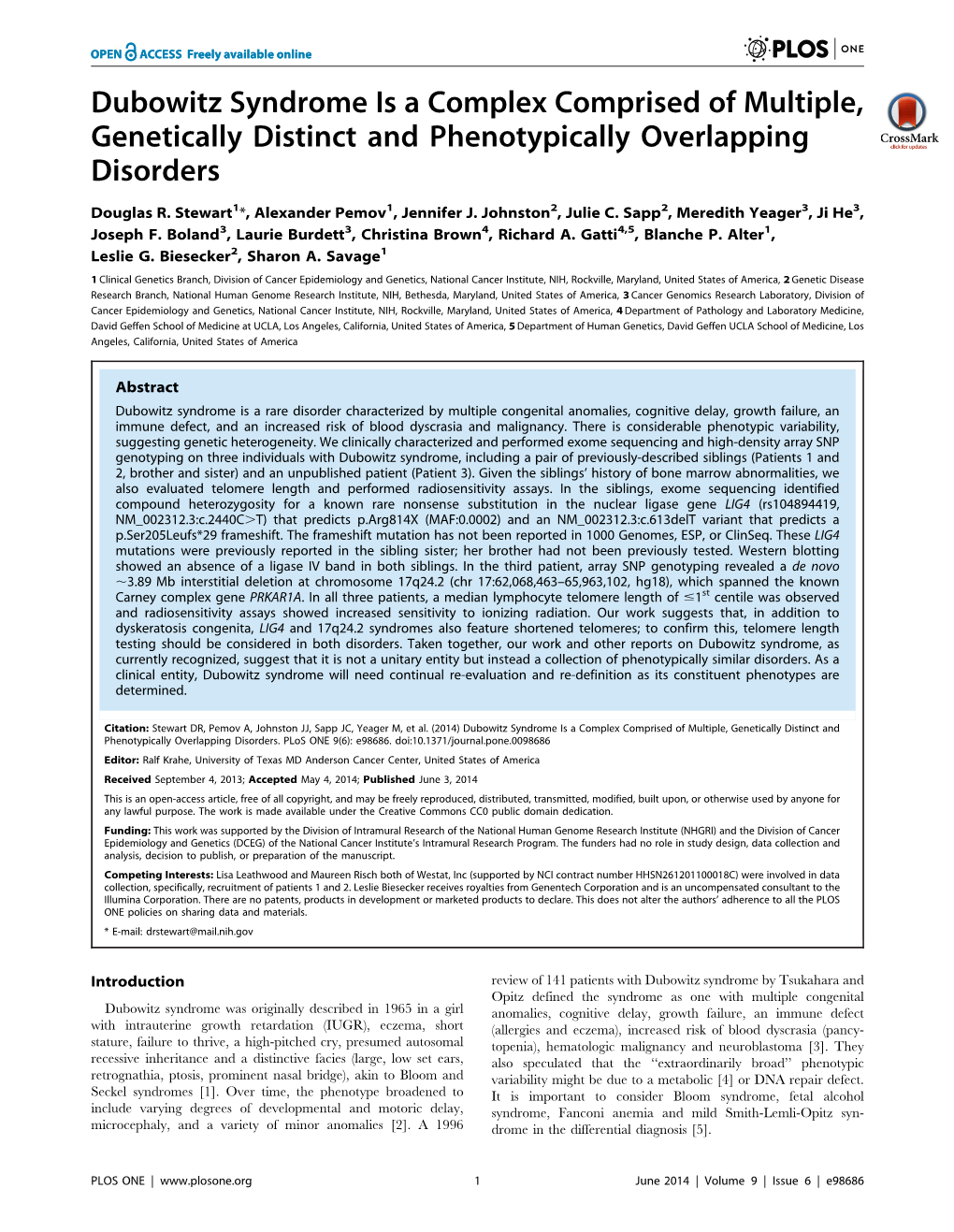 Dubowitz Syndrome Is a Complex Comprised of Multiple, Genetically Distinct and Phenotypically Overlapping Disorders