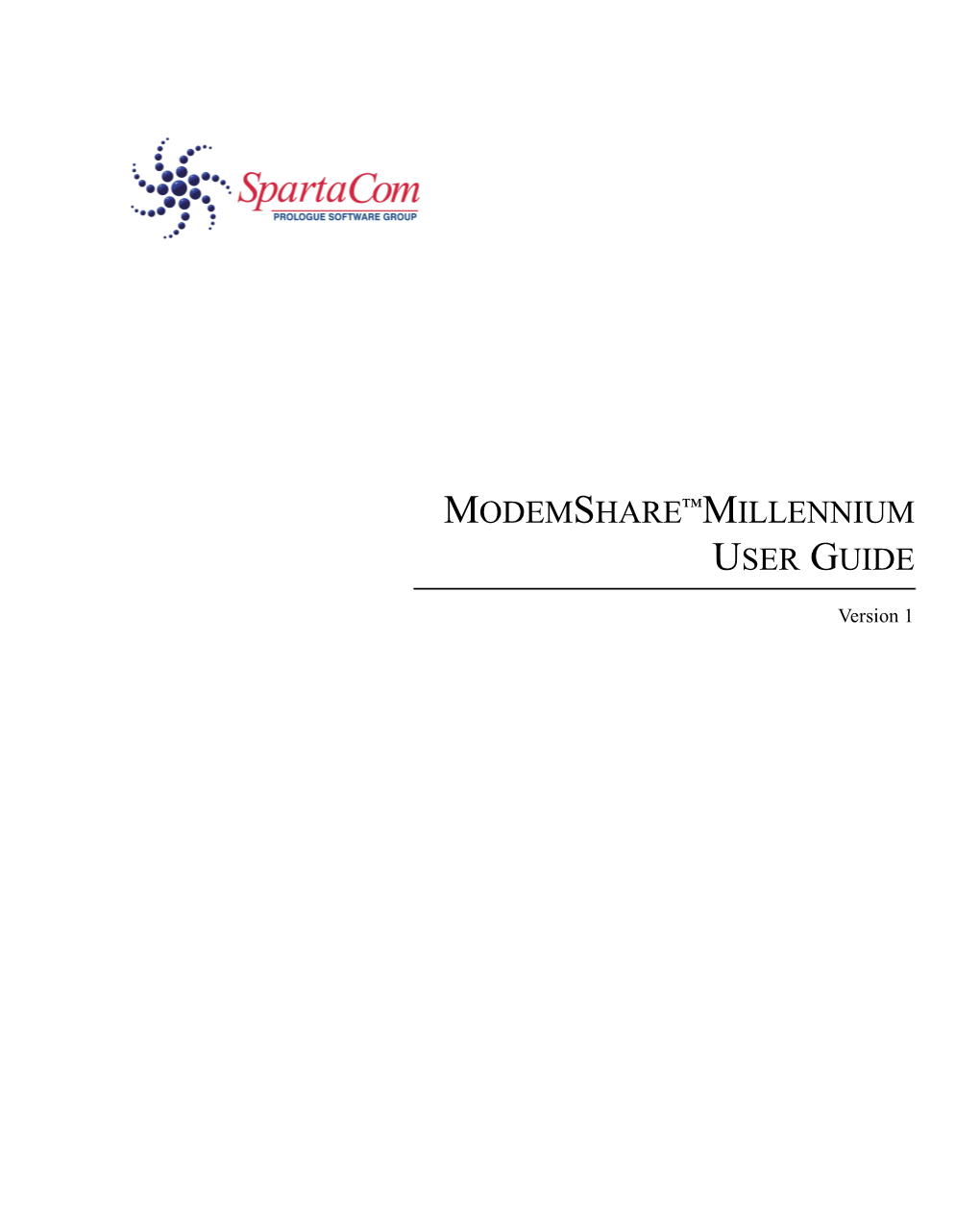 Modemshare™Millennium User Guide