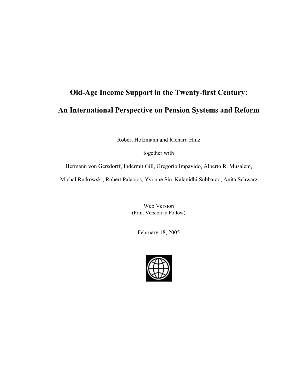 Old Age Income Support.Pdf