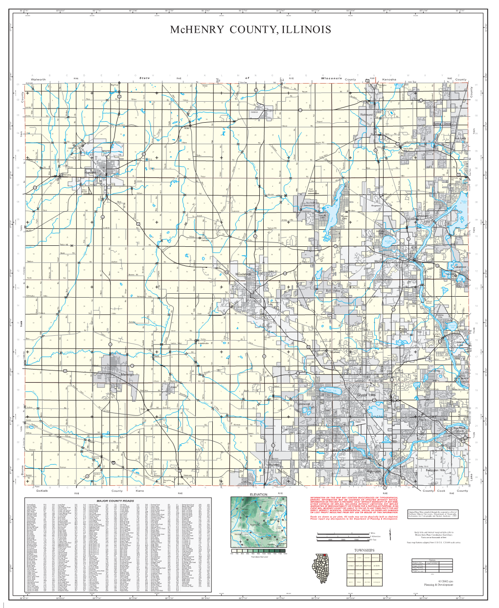 Mchenry COUNTY, ILLINOIS 42°32'30