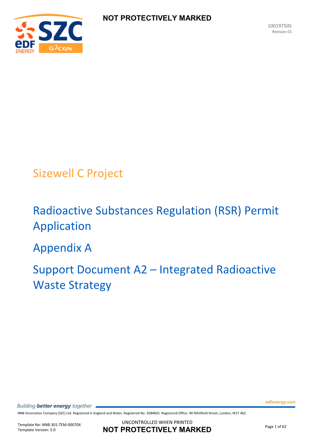 Sizewell C Project Document Template