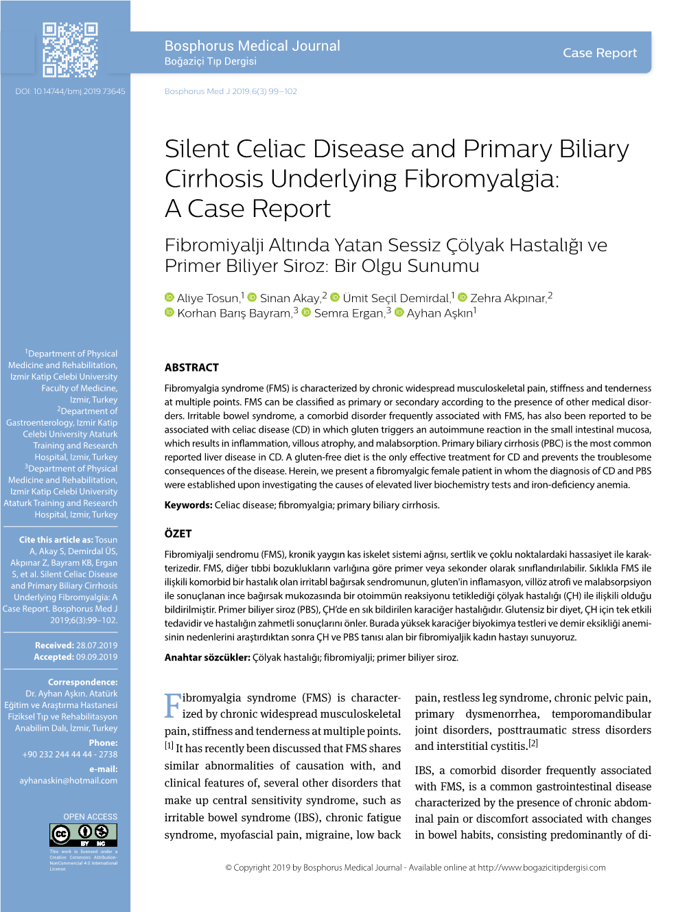 Silent Celiac Disease and Primary Biliary Cirrhosis Underlying