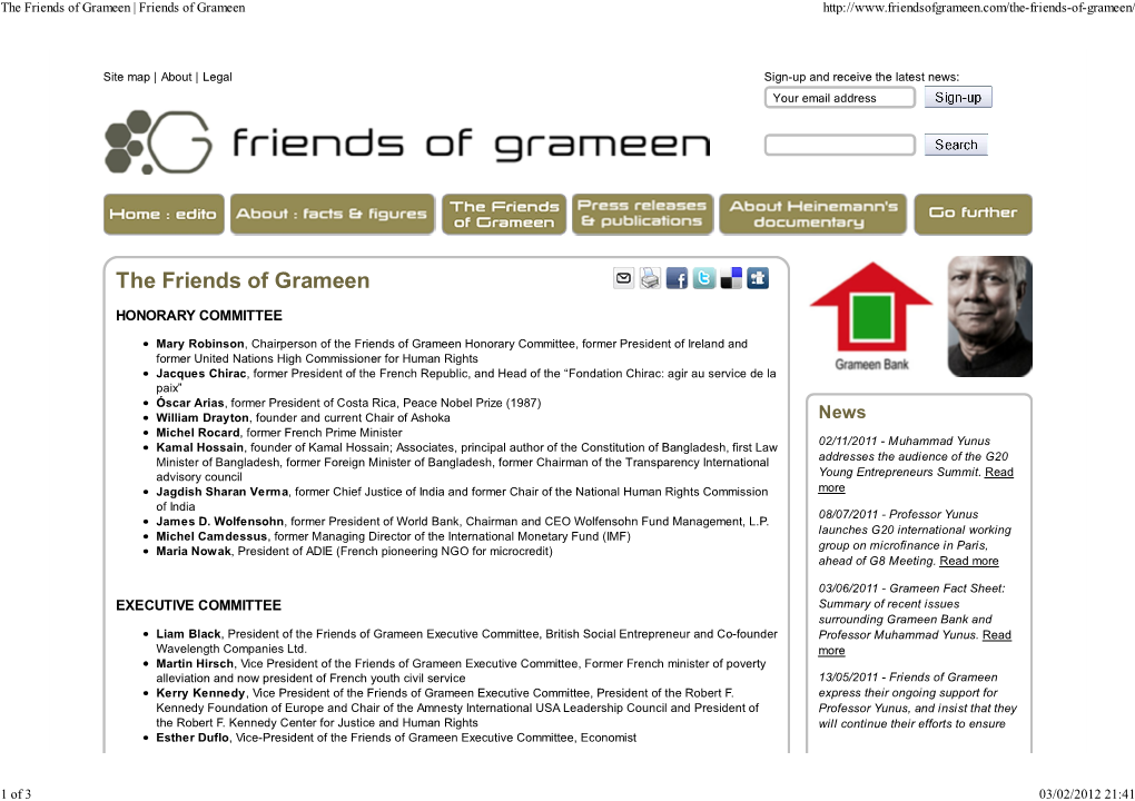 Friends of Grameen | Friends of Grameen
