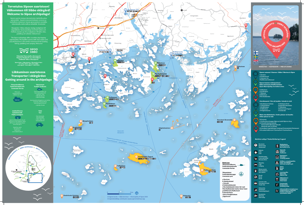 Tervetuloa Sipoon Saaristoon! Välkommen Till Sibbo Skärgård!