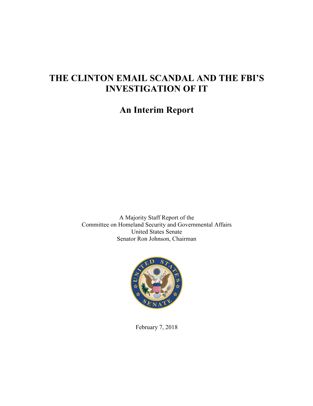 Clinton Email Scandal and the FBI Investigation of It