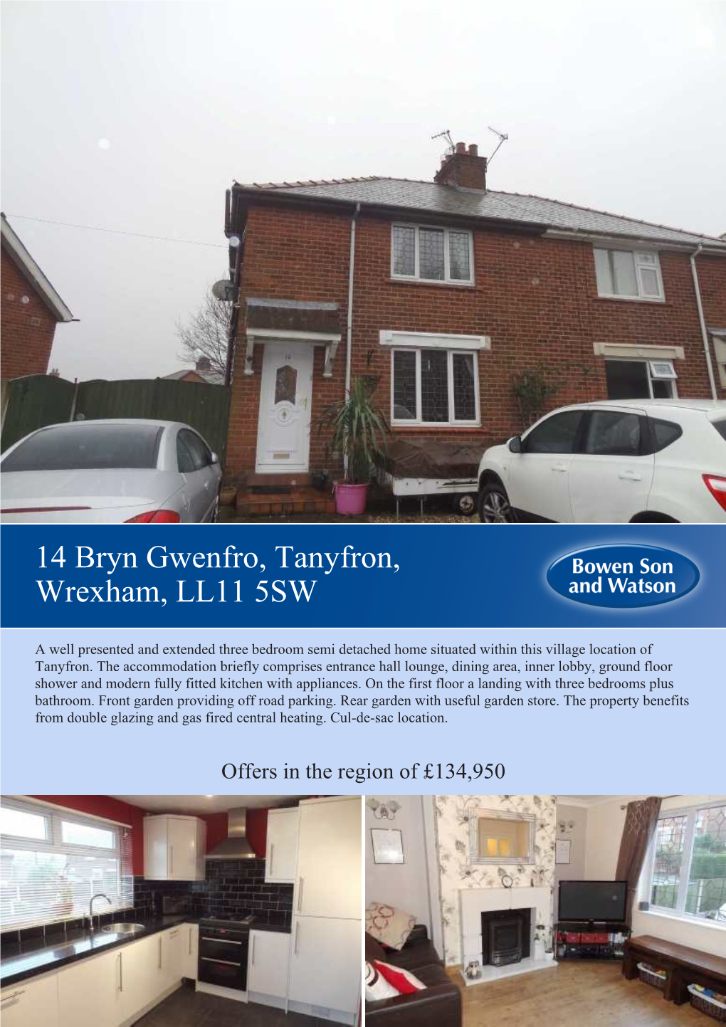 14 Bryn Gwenfro, Tanyfron, Wrexham, LL11 5SW