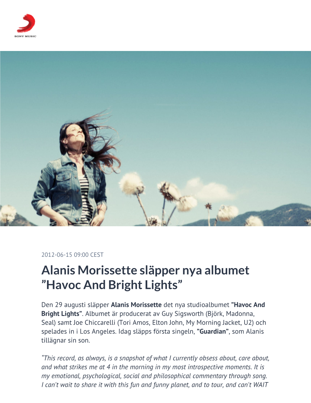 Havoc and Bright Lights”