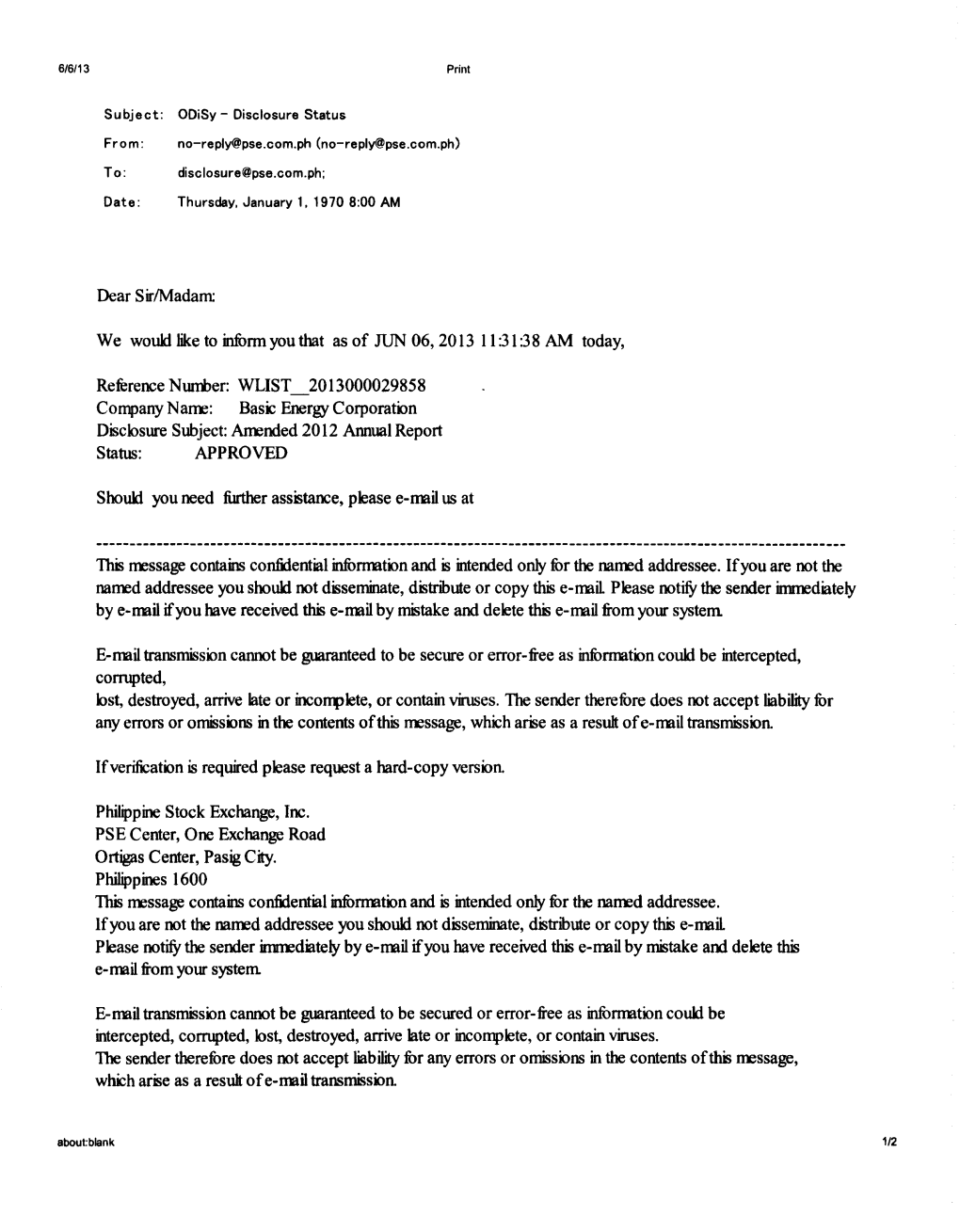 SEC Form 17-A) in Compliance with SRC Rule 17.1 and SRC Rule 68.1 As Amended