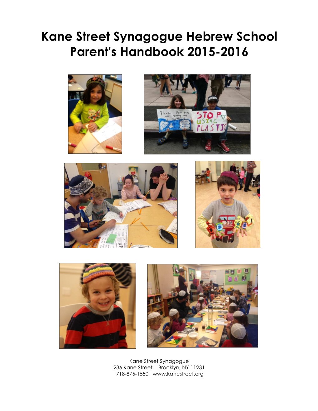 Parent's Handbook 2015-2016