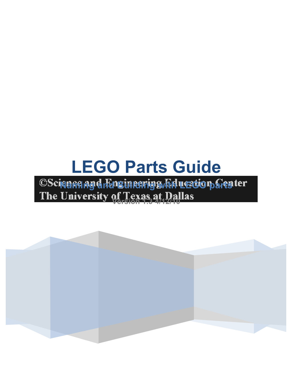 LEGO Parts Guide Naming and Building with LEGO Parts