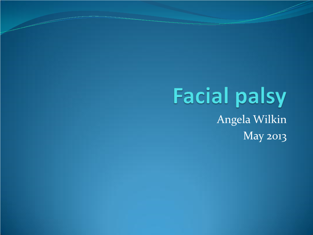 Facial Palsy