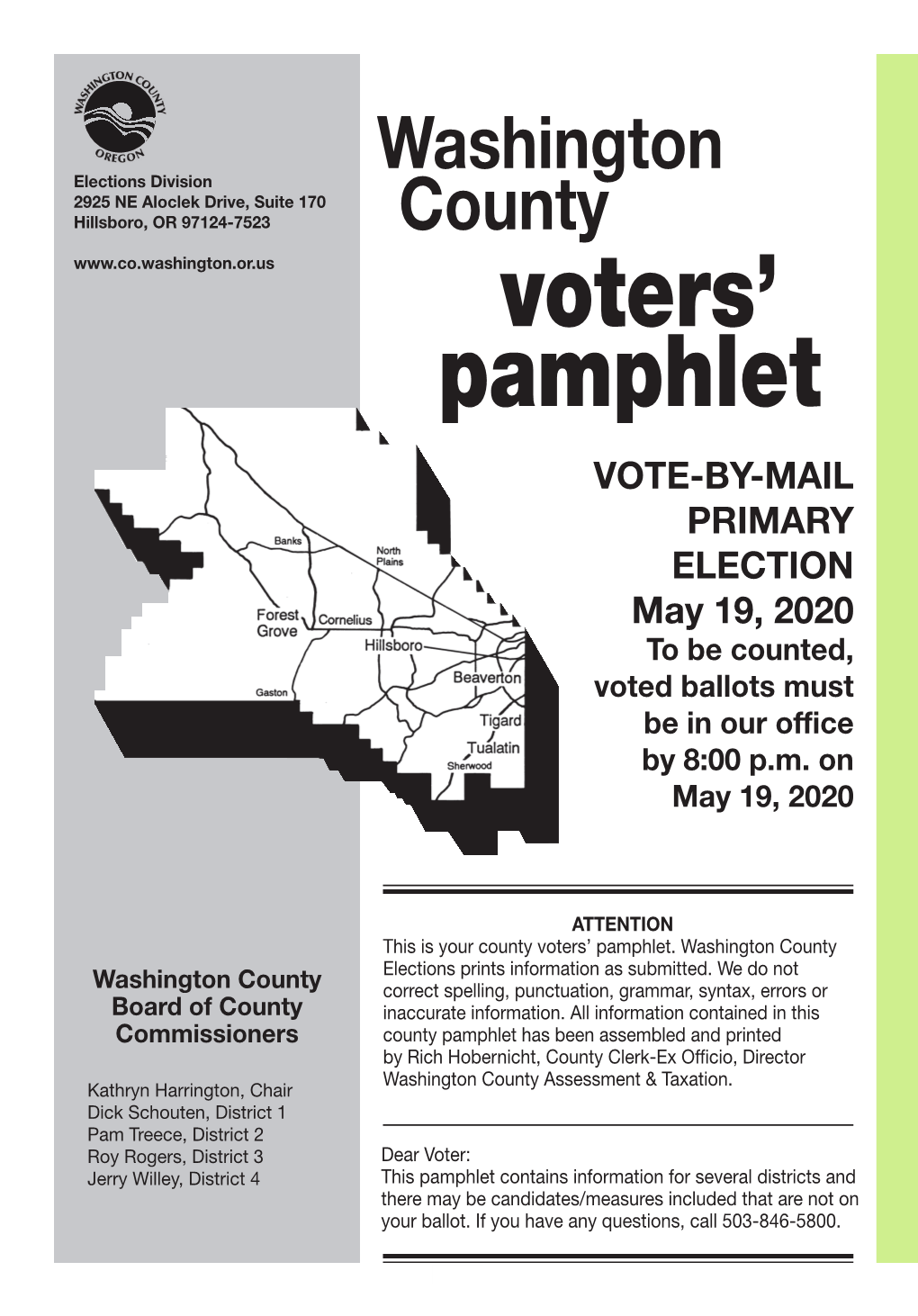 Voters' Pamphlet