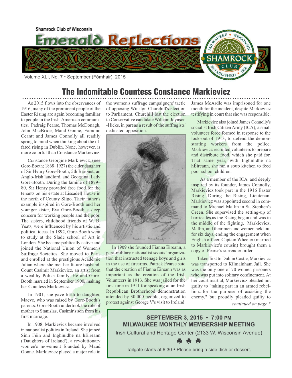 The Indomitable Countess Constance Markievicz