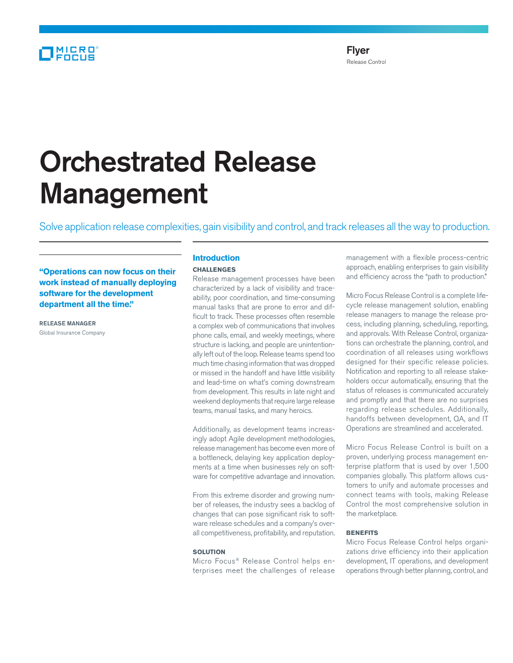 Orchestrated Release Management