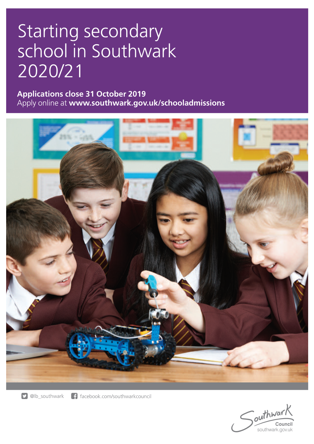 Starting Secondary School in Southwark 2020/21
