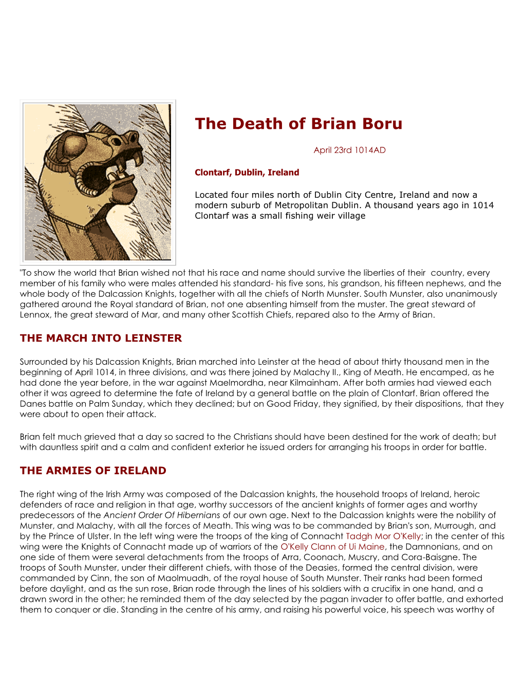 The Death of Brian Boro