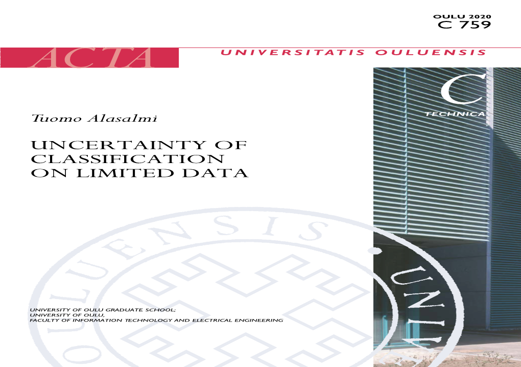 Uncertainty of Classification on Limited Data