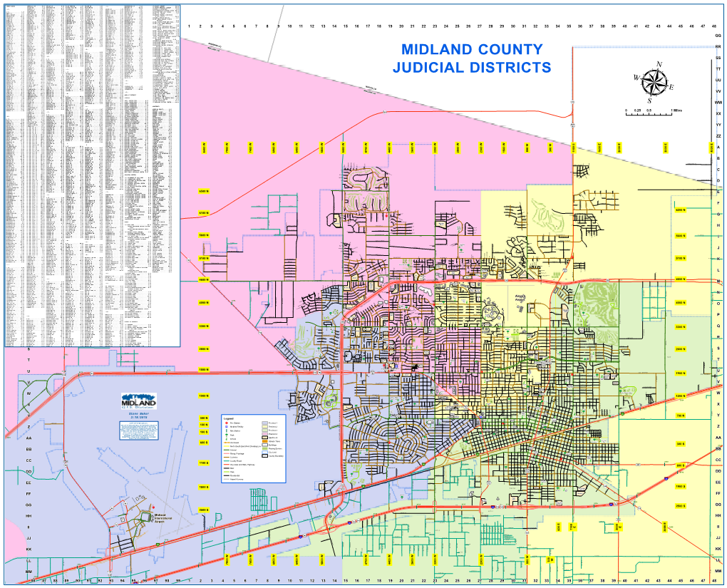 Midland County Judicial Districts