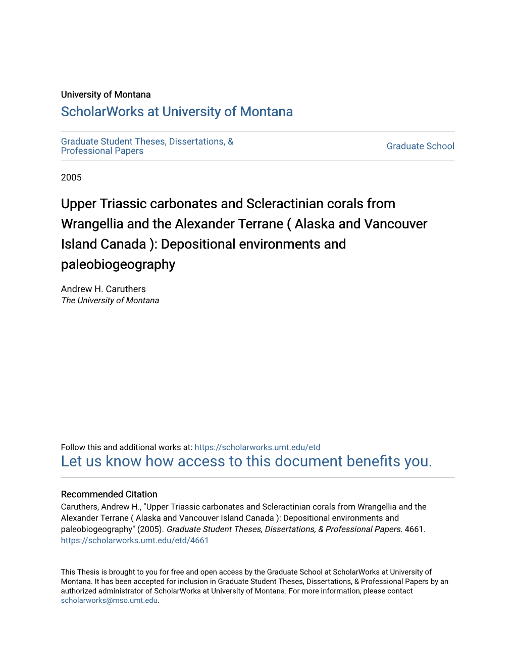 Upper Triassic Carbonates and Scleractinian Corals From