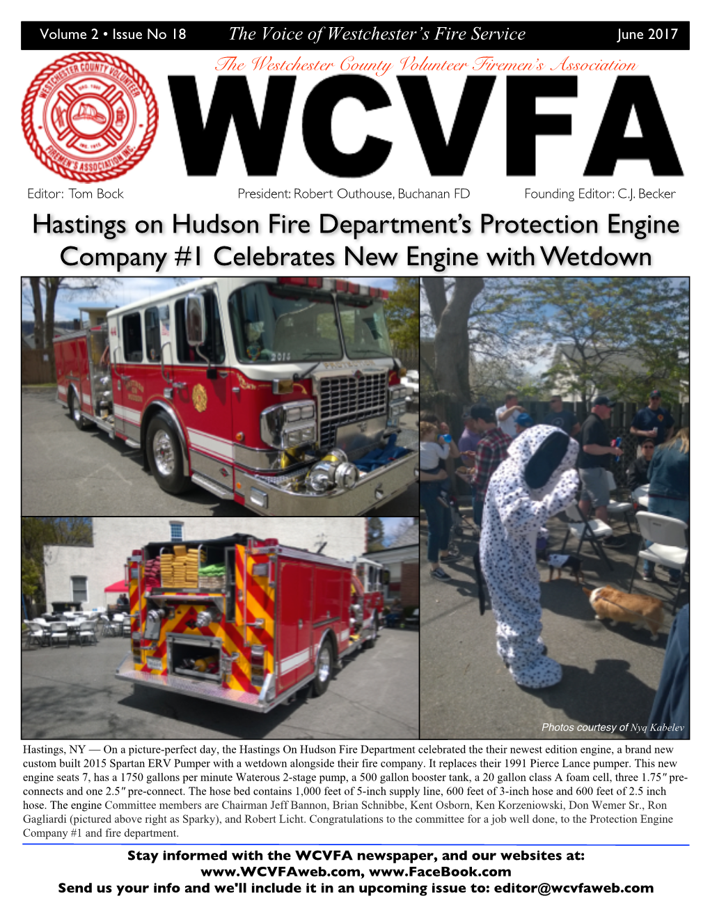 WCVFA Volunteer Issue 18 – June 2017