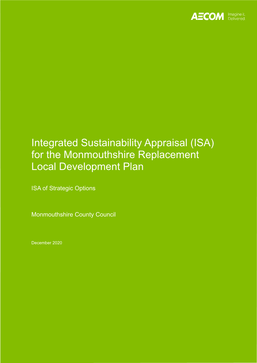 ISA of Strategic Options Report