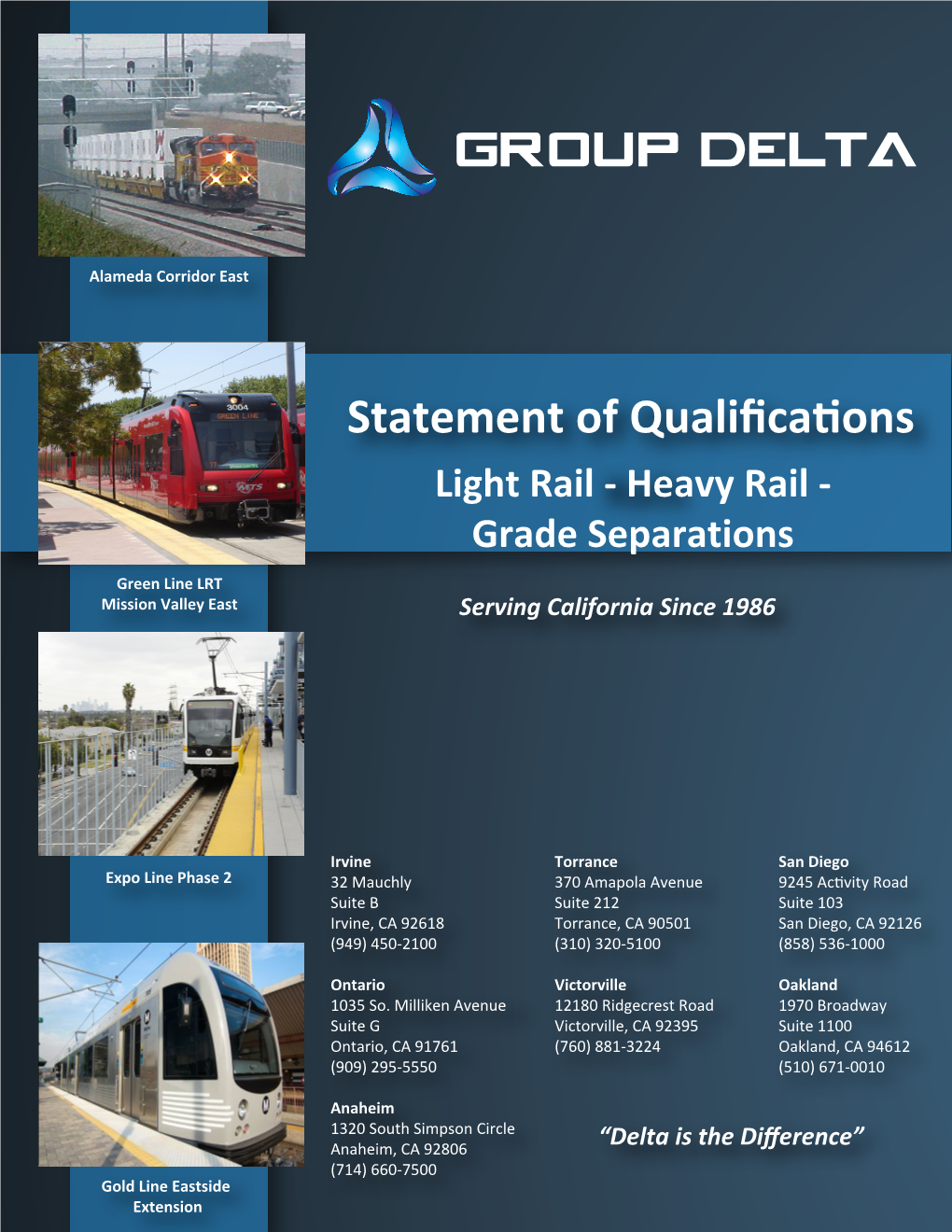 Light Rail - Heavy Rail - Grade Separations