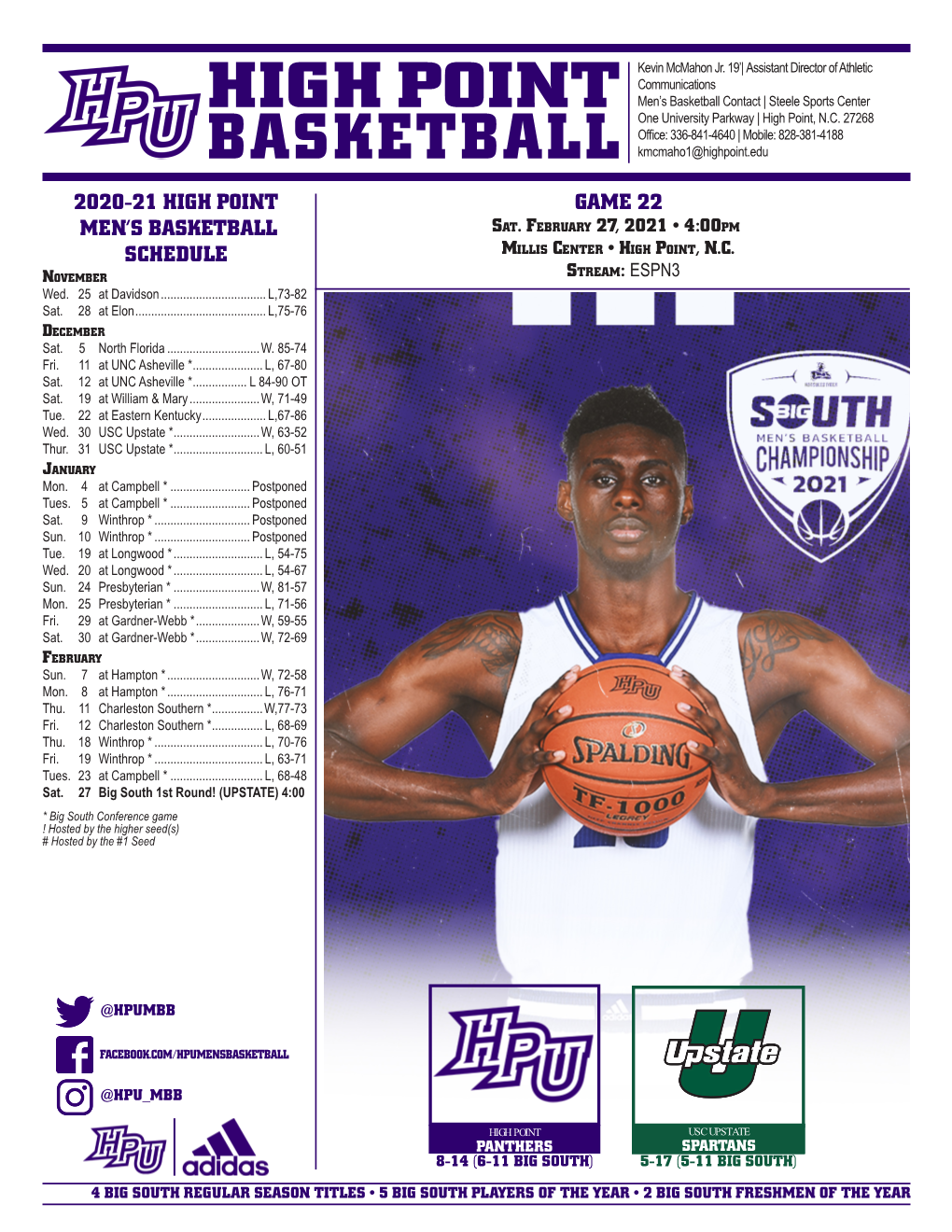 High Point Basketball