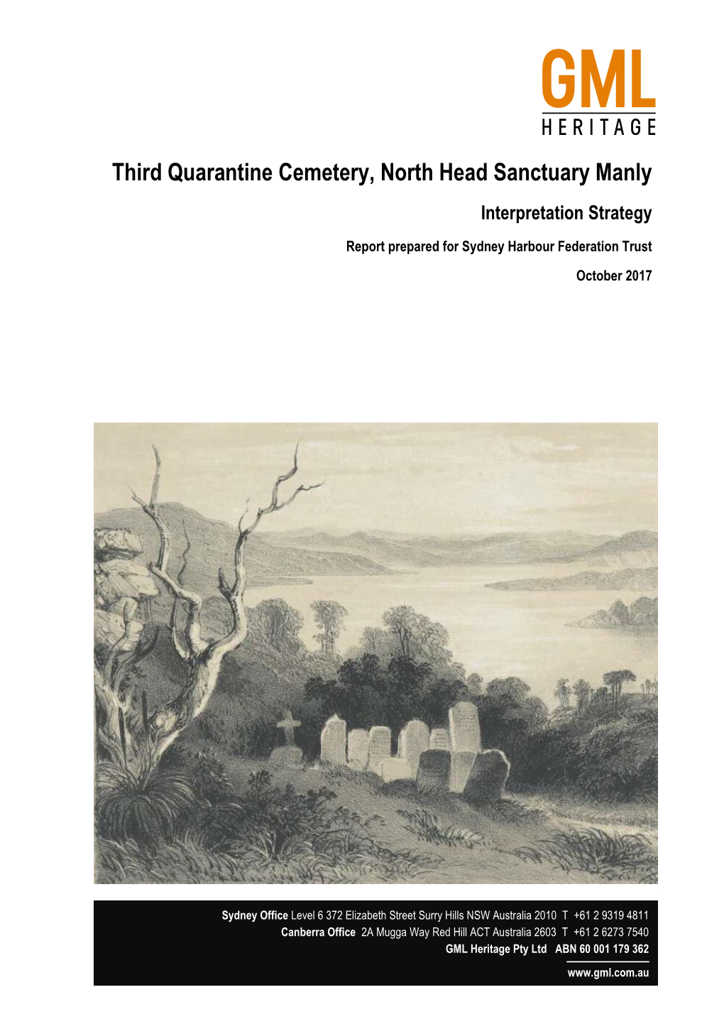 Third Quarantine Cemetery, North Head Sanctuary Manly Interpretation Strategy