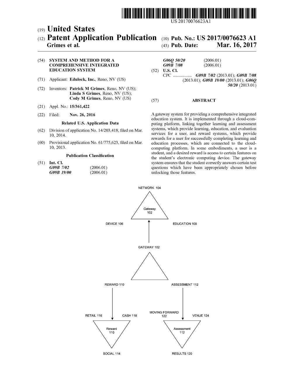 US 2017/0076623 A1 Grimes Et Al