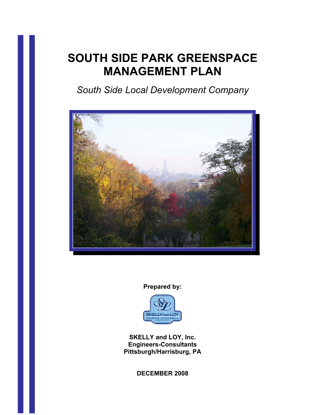 South Side Park Greenspace Management Plan