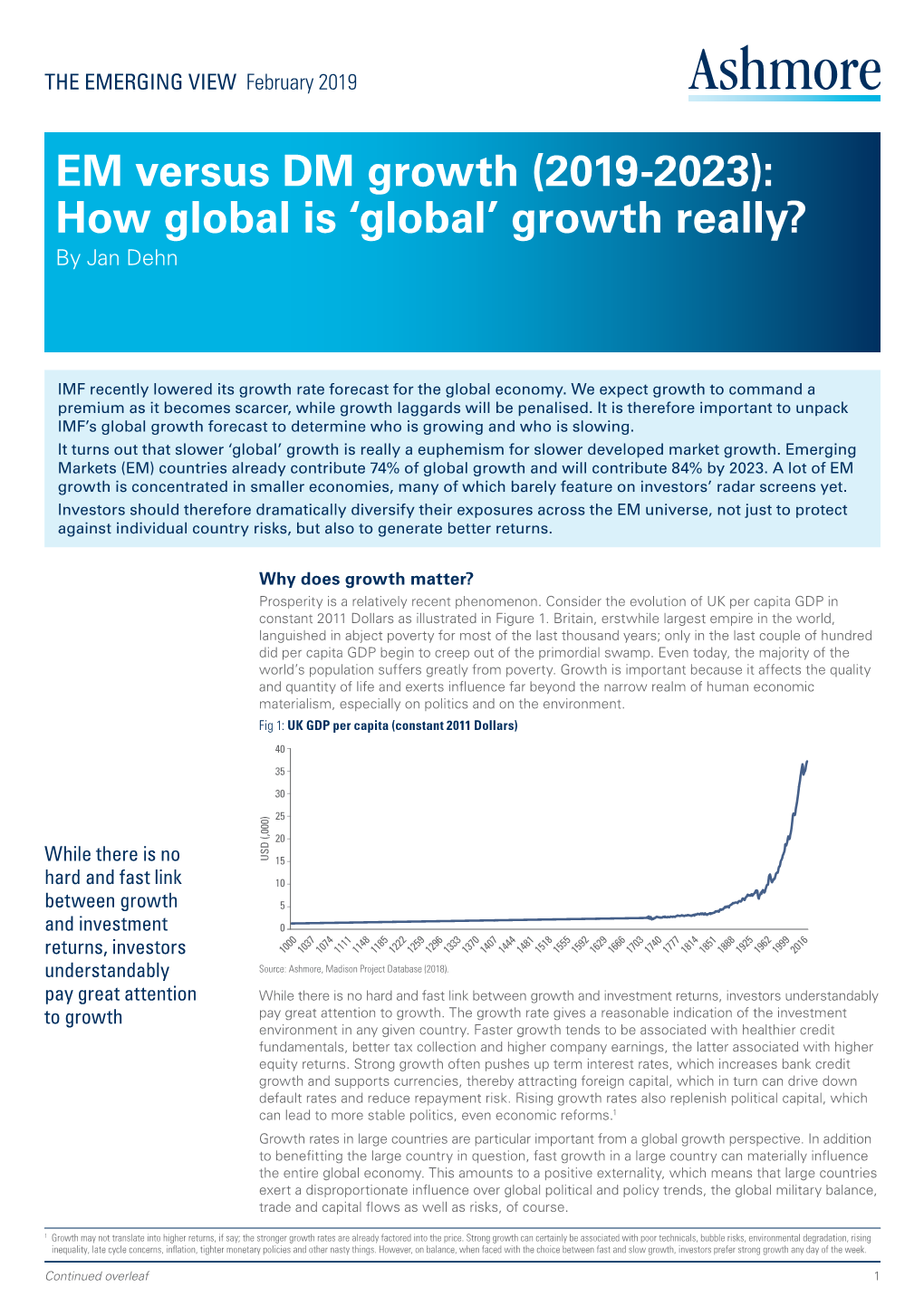 'Global' Growth Really?