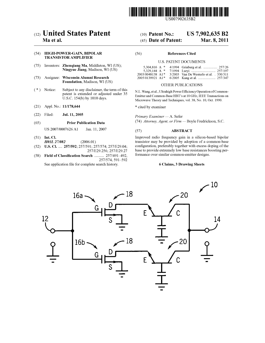 View U.S. Patent No. 7902635 in PDF Format