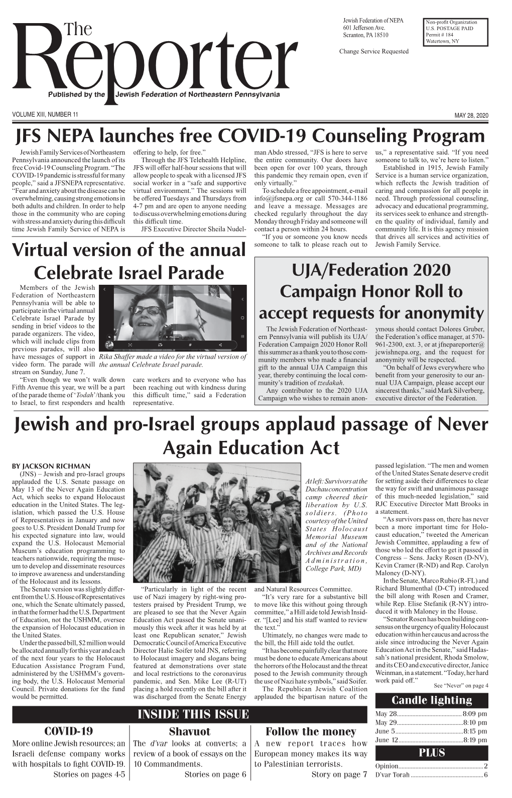 JFS NEPA Launches Free COVID-19 Counseling Program Jewish And