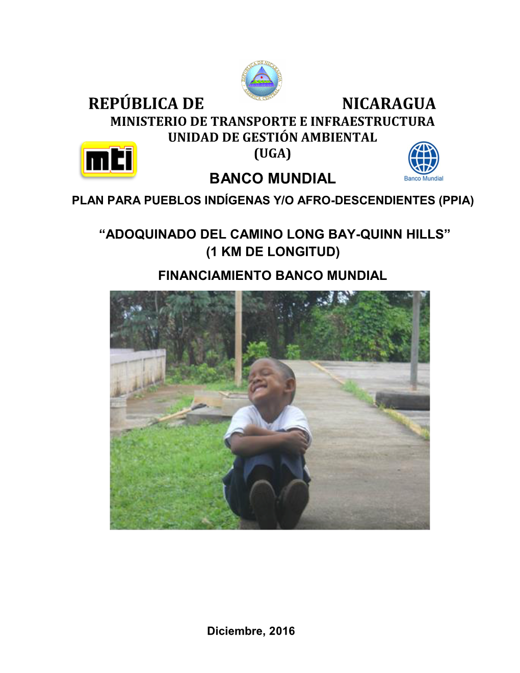 República De Nicaragua Ministerio De Transporte E Infraestructura Unidad De Gestión Ambiental (Uga)