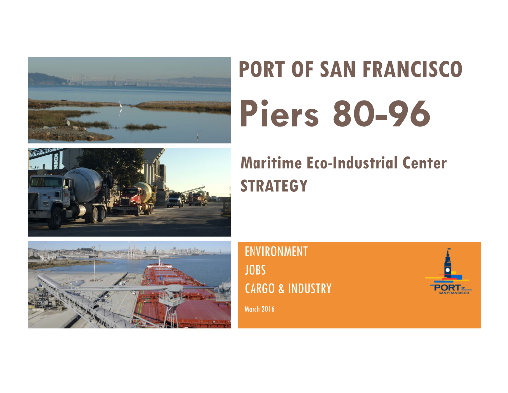 Piers 80-96 Maritime Eco-Industrial Strategy