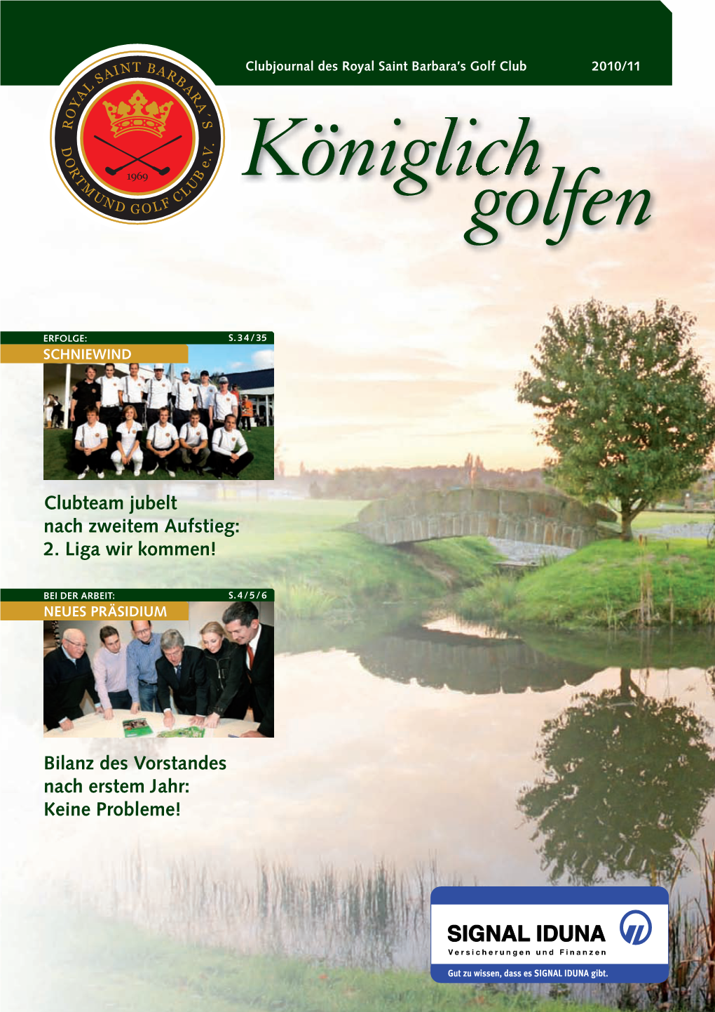 Clubmagazin 2011 Royal Dortmund Golf Club