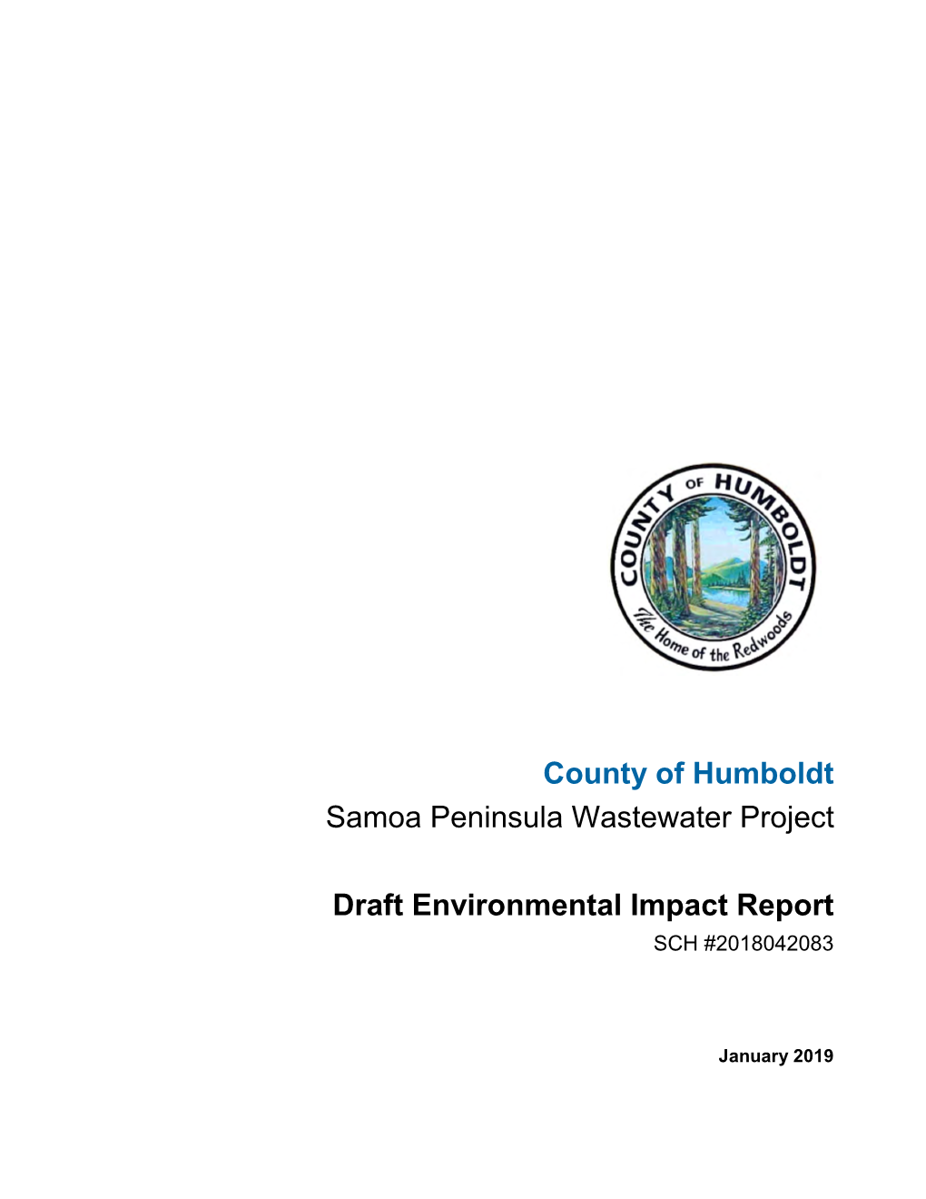 Samoa Peninsula Wastewater Project Draft Environmental Impact Report