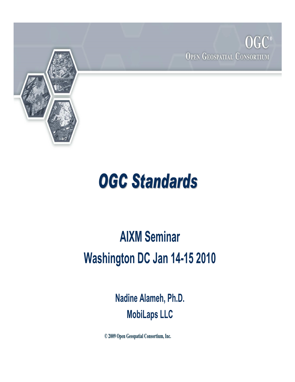 OGC Standardsstandards