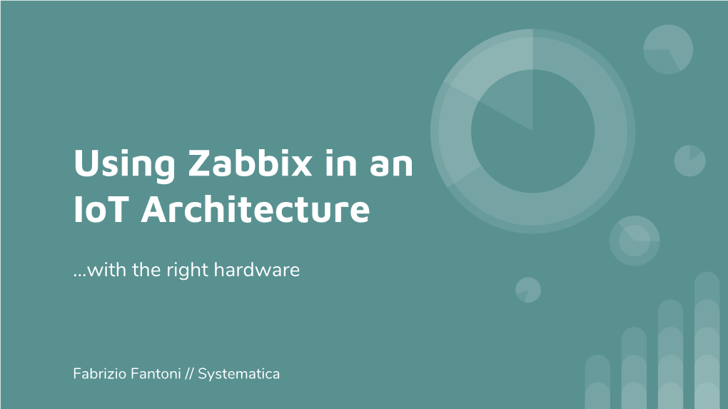 Using Zabbix in an Iot Architecture