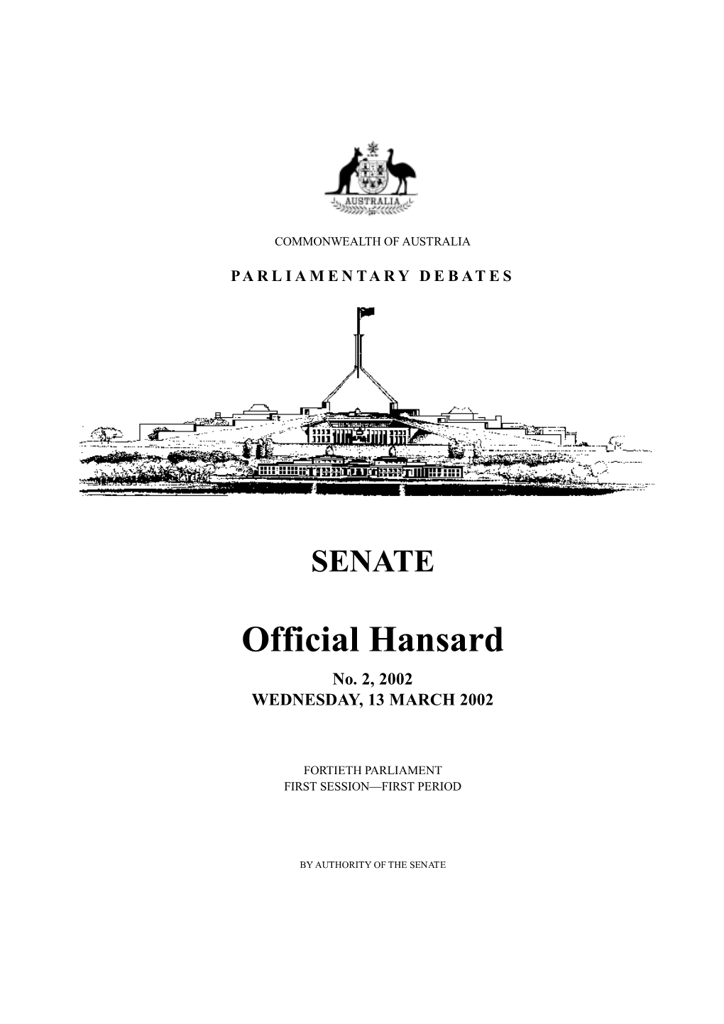 Official Hansard No