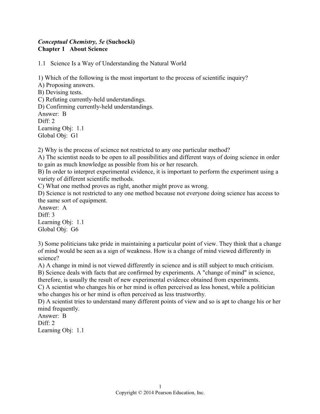 Conceptual Chemistry, 5E (Suchocki)